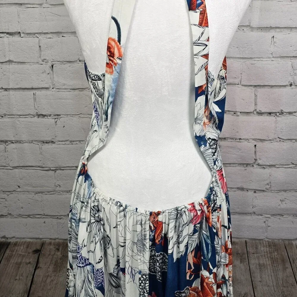 JAASE ENDLESS BOHEMIAN MAXI DRESS MAGNIOLIA PRINT FLORAL SIZE XL NWT - Picture 3 of 10
